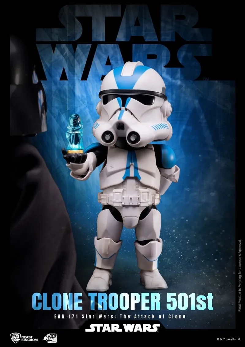 STAR WARS - Clone Trooper 501st - Figure Egg Attack Action 16.5cm van Beast Kingdom in Meerkleurig – productfoto