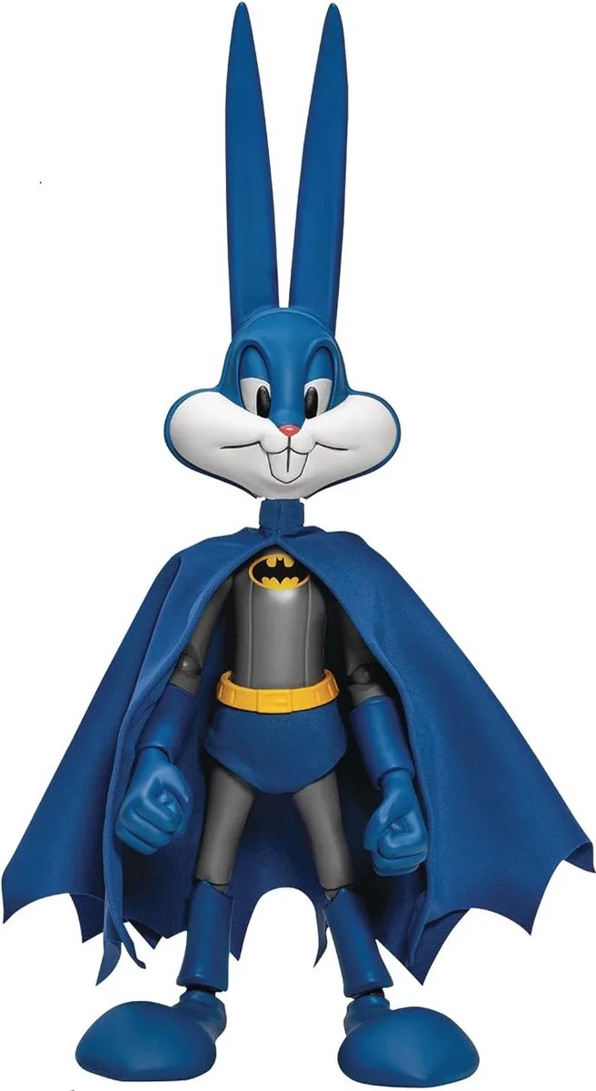 Warner Bros - DAH-060B - 100th Anniversary of Warner Bros. Studios - Bugs Bunny (Batman Ver.) Statue 17cm by Beast Kingdom in Multicolour – product photo
