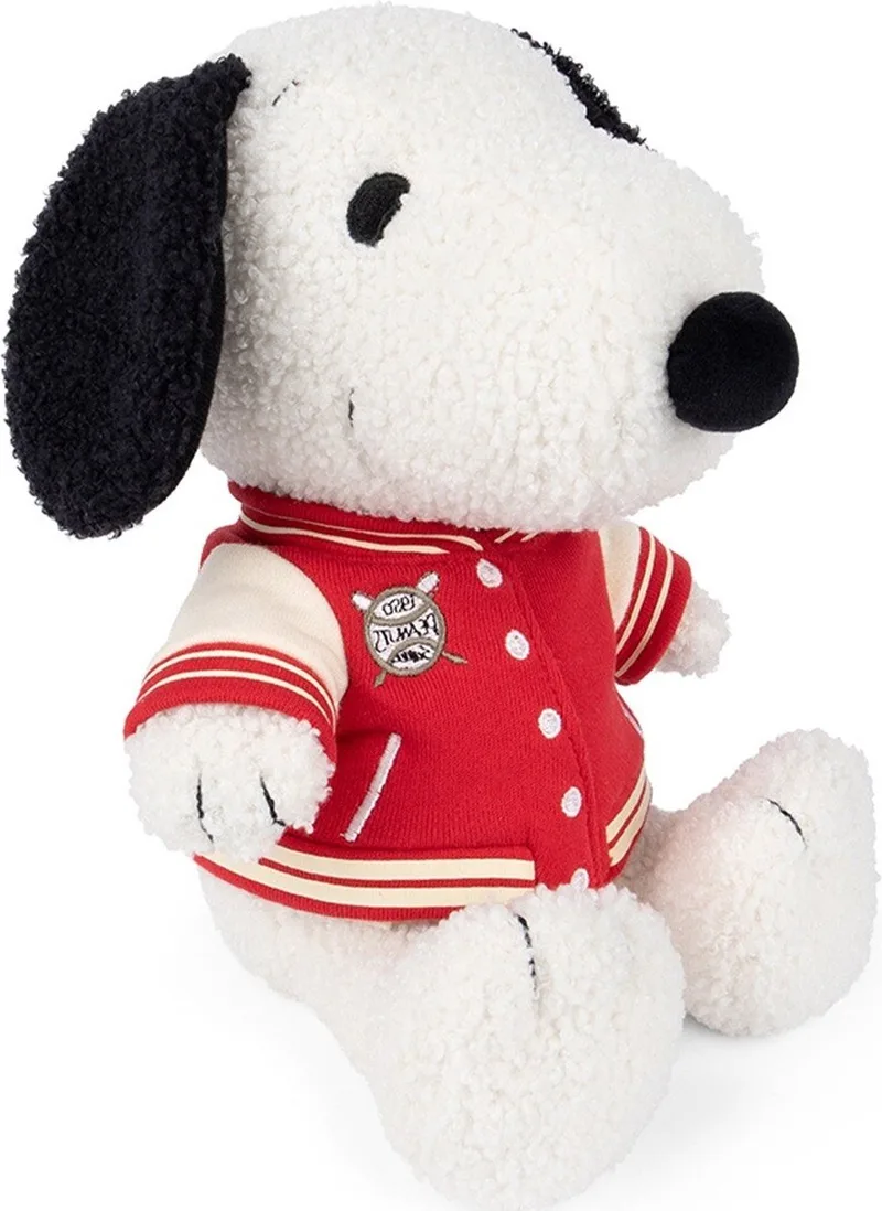 knuffelhond snoopy met sportjas - 25 cm från Bon Ton Toys i Flerfärgad – produktbild