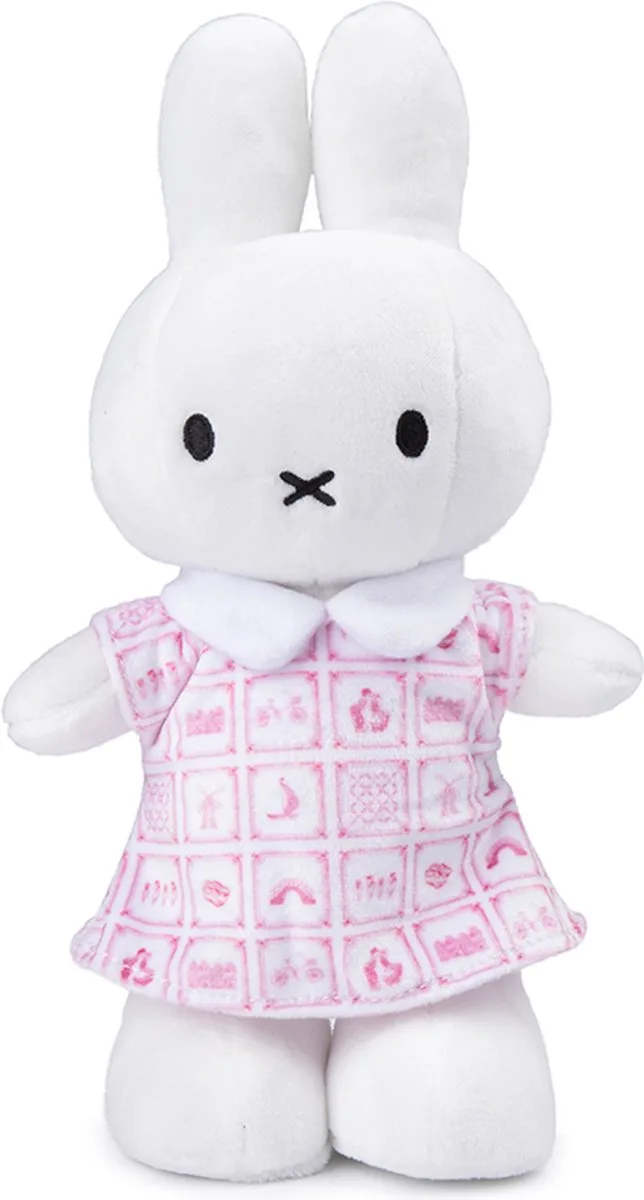 Nijntje - Delfts Roze Jurk - 24 cm 9.5" från Bon Ton Toys i Delft Roze – produktbild