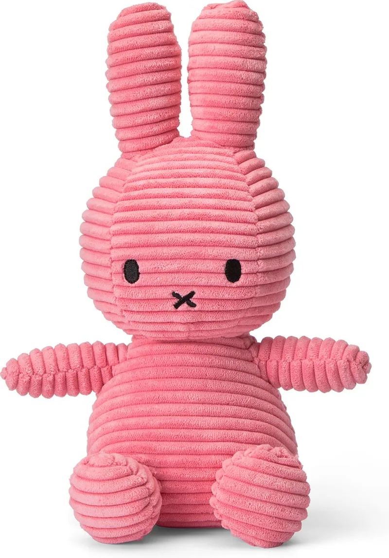 Nijntje - ECO Corduroy - 23 cm - 9" från Bon Ton Toys i Bubblegum Pink – produktbild