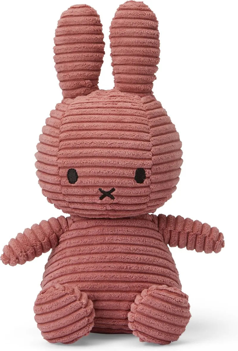 Nijntje - ECO Corduroy Dusty Rose 23 cm - 9'' by Bon Ton Toys in Oud Roze – product photo