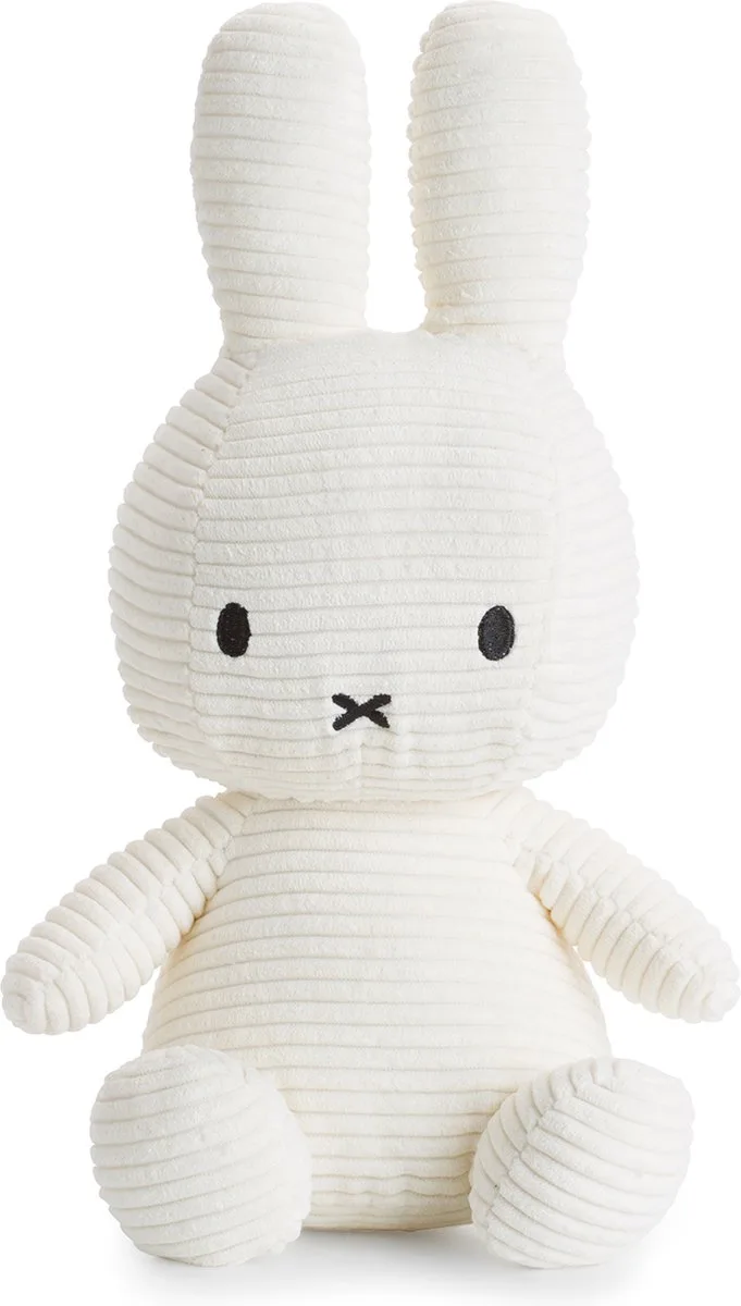 Nijntje - ECO Corduroy Offwhite - 33 cm - 13" de Bon Ton Toys en Blanc – photo produit