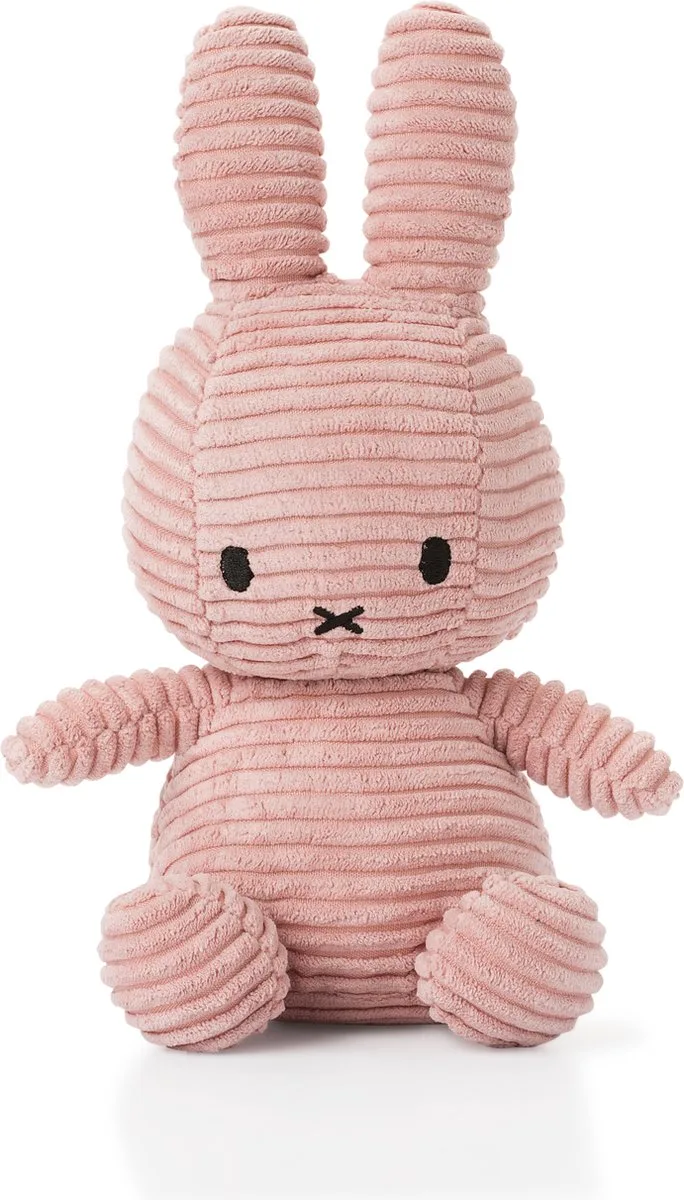 Nijntje - ECO Corduroy Pink - 23 cm - 9" från Bon Ton Toys i Rosa – produktbild