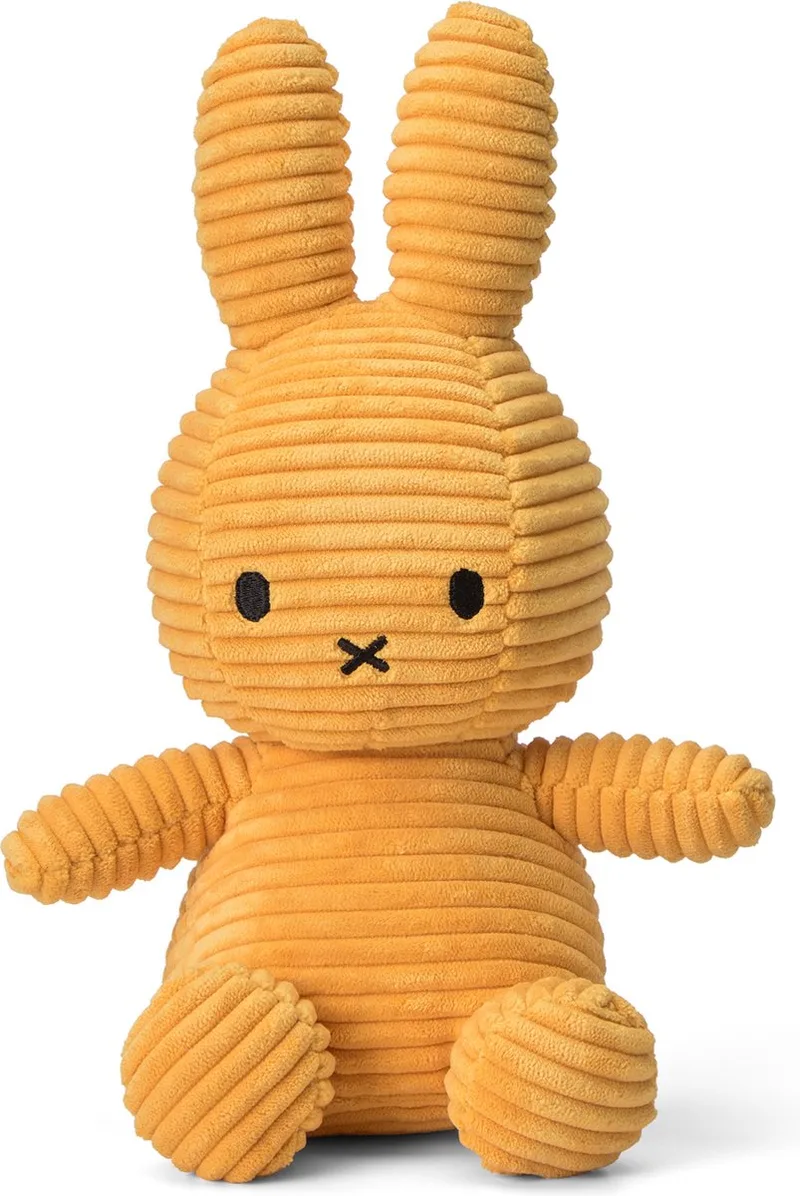 Nijntje - ECO Corduroy Yellow - 23 cm - 9" by Bon Ton Toys in Yellow – product photo