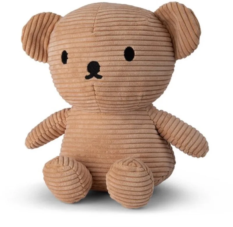 Nijntje - ECO - Knuffel - Boris - Beer - Corduroy - Beige - 24 cm by Bon Ton Toys – product photo
