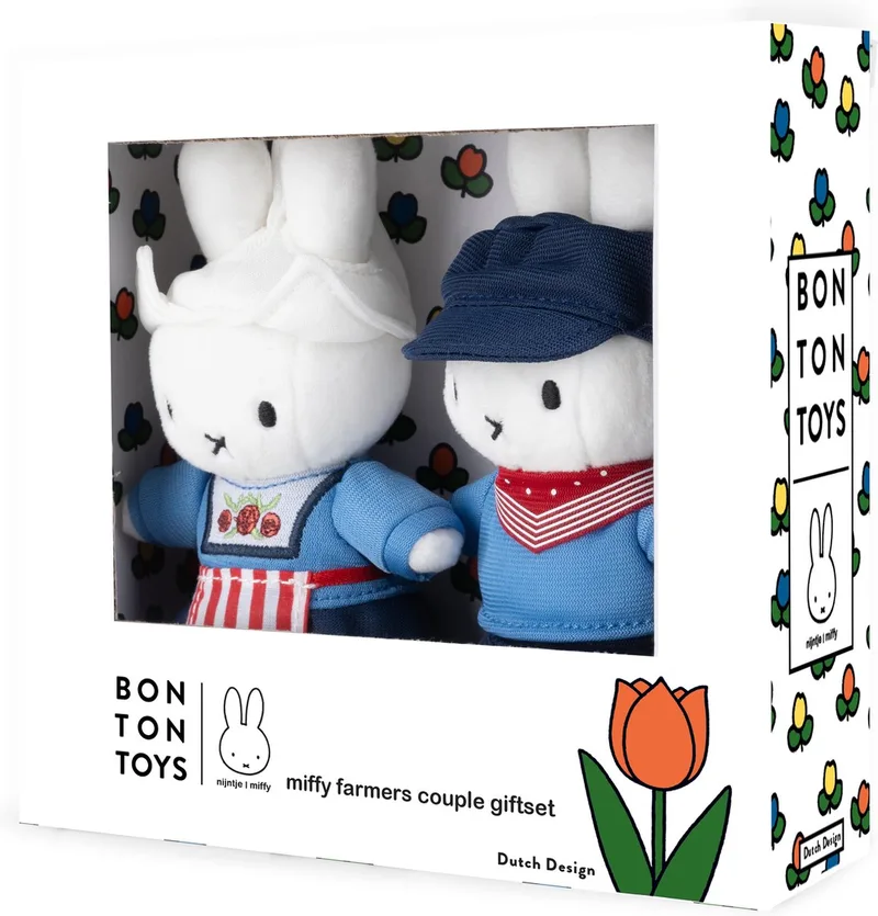 Nijntje - Farmers Couple Giftset - 15 cm - 6" by Bon Ton Toys in Multicolour – product photo