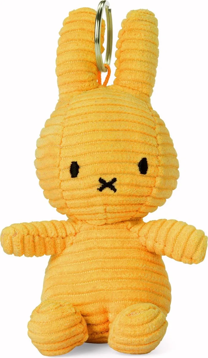 Nijntje - Keychain ECO Corduroy Yellow - 10 cm - 4" de Bon Ton Toys en Jaune – photo produit