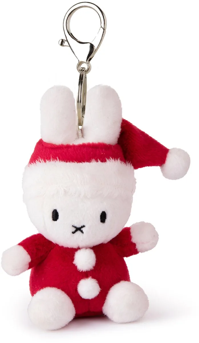 Nijntje - Santa Keychain - 10 cm - 4'' fra Bon Ton Toys i Rød – produktbillede