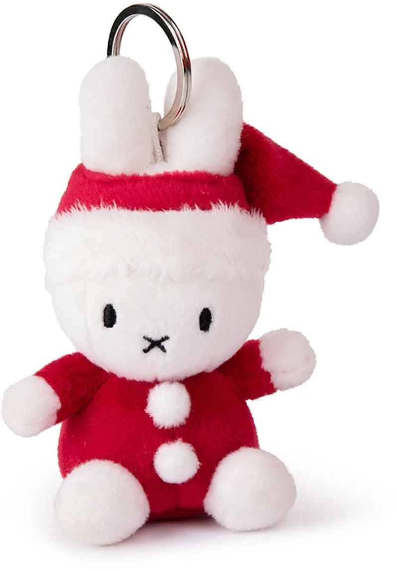 Nijntje - Sleutelhanger Kerst - 10 cm - 4" de Bon Ton Toys en Kerstman – photo produit