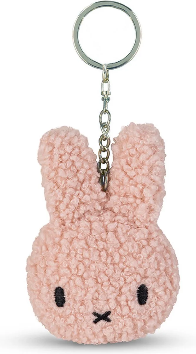 Nijntje - Sleutelhanger Tiny Teddy Roze - 10 cm - 4" - 100% recycled de Bon Ton Toys en Roze Recycled – photo produit