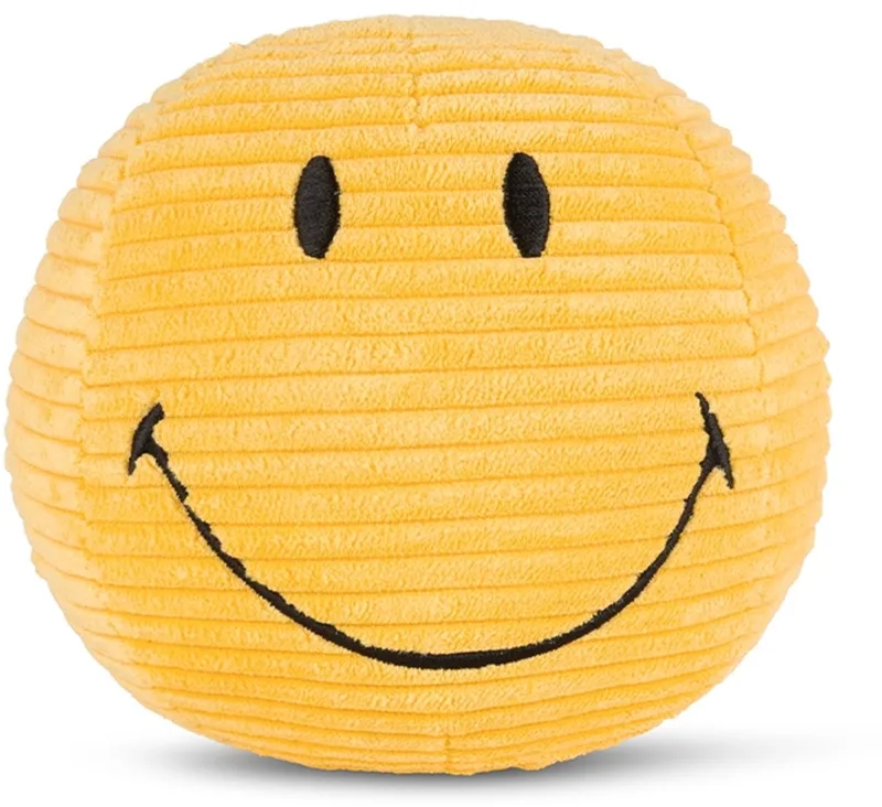 Smiley® - Knuffel Corduroy Geel - 13cm by Bon Ton Toys in Yellow – product photo