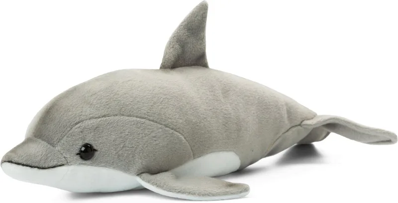 WWF Dolfijn - 40 cm fra Bon Ton Toys i Grå – produktbillede