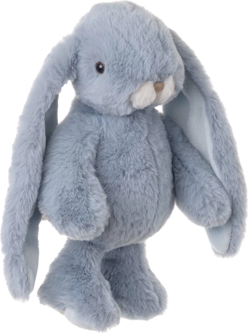 pluche konijn knuffeldier - staand - 30 cm - Luxe kwaliteit knuffels von Bukowski in Hellblau – Produktfoto