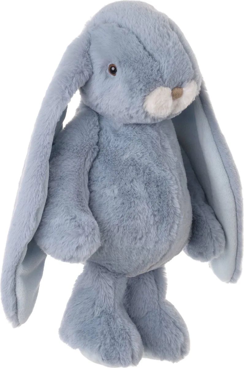 pluche konijn knuffeldier - staand - 40 cm - Luxe kwaliteit knuffels från Bukowski i Ljusblå – produktbild