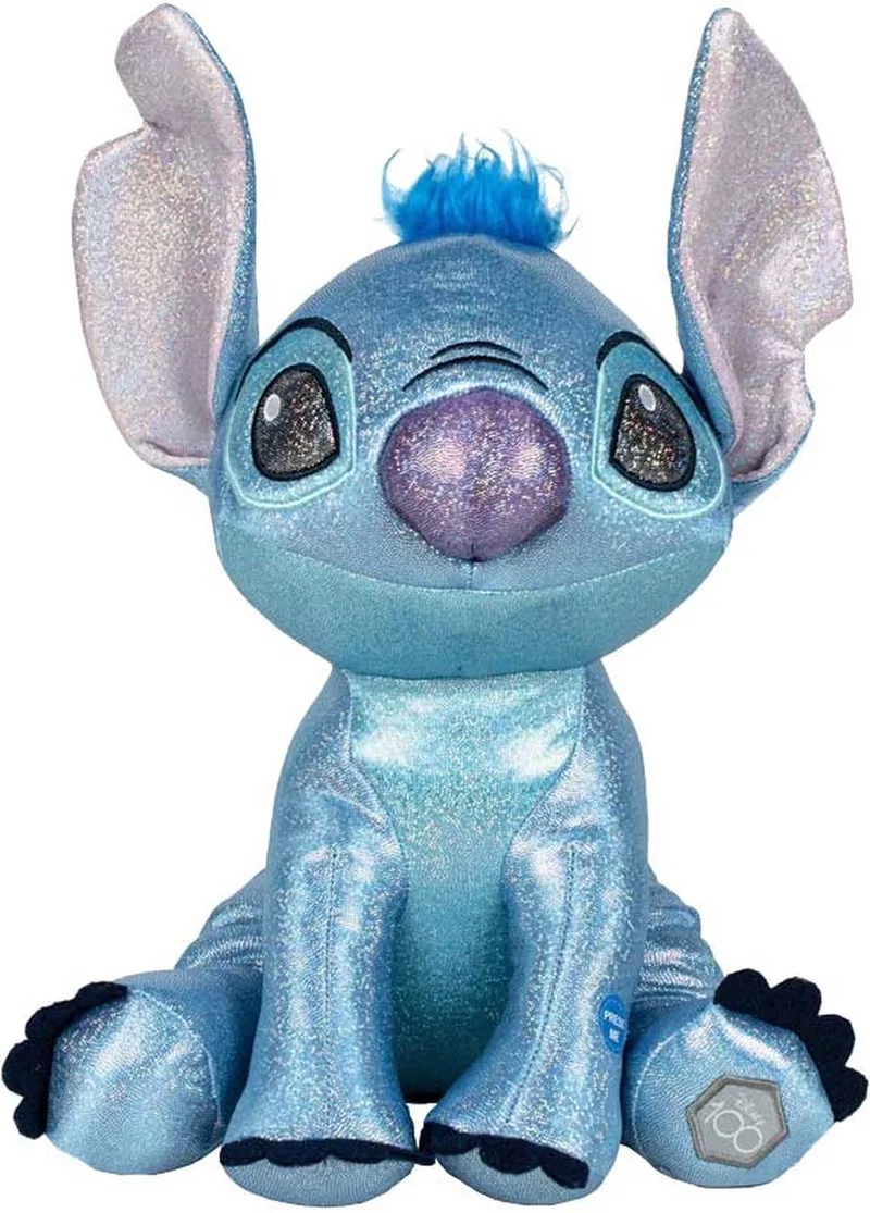 100 jaar Disney - Lilo & Stitch: Pluche 28cm met glitter en geluid - Stitch by Disney in Multicolour – product photo