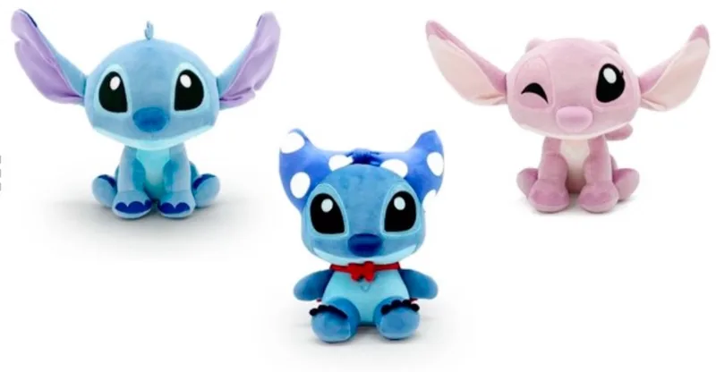 3 x Knuffel Stitch Disney Doorables - Stitch & Angel by Disney in Blue – product photo