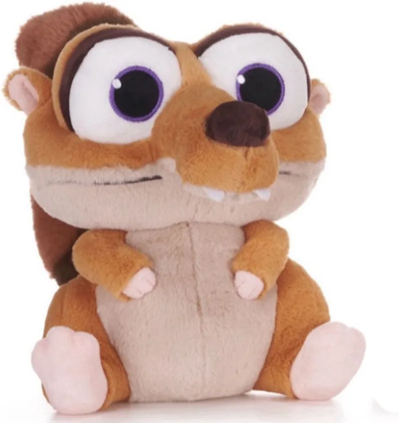 Ice Age Pluche Knuffel 30 cm - Speelgoed Knuffels voor Kinderen Jongens Meisjes van Disney in Baby Scrat – productfoto