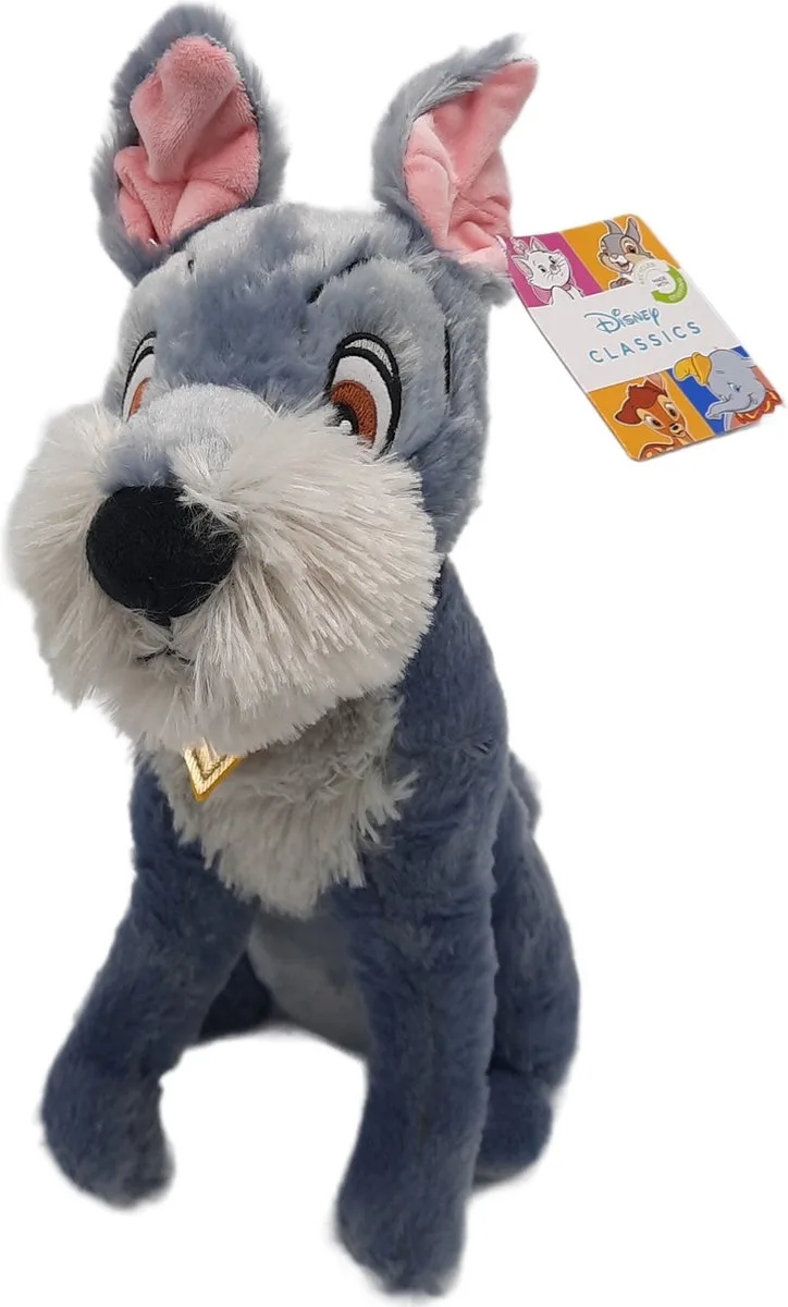 Lady en de Vagebond - Knuffel - Vagebond - Hond - 30 cm de Disney en Vagebond – photo produit
