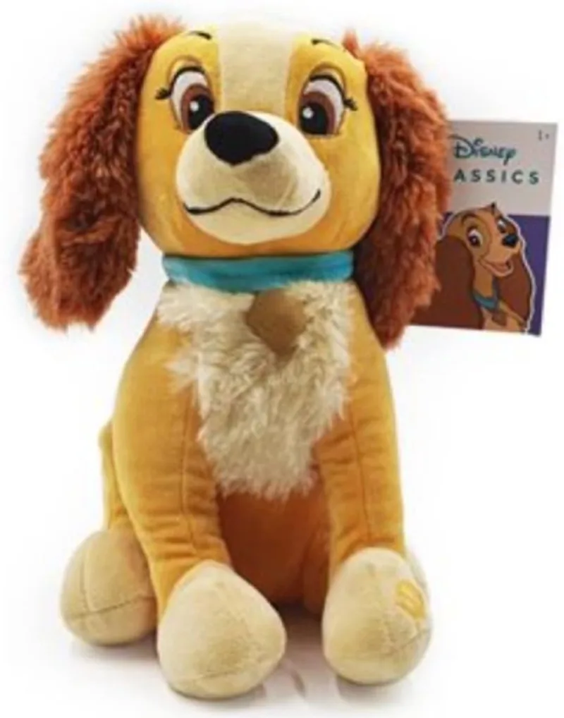 Lady en de Vagebond met Geluid Disney Pluche Knuffel 20 cm - Speelgoed Knuffels voor Kinderen Jongens Meisjes von Disney in Braun – Produktfoto