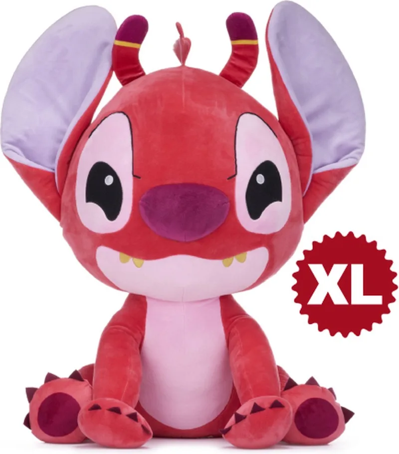 Leroy – Disney Lilo & Stitch Pluche Knuffel XL 60 cm van Disney in Rood – productfoto