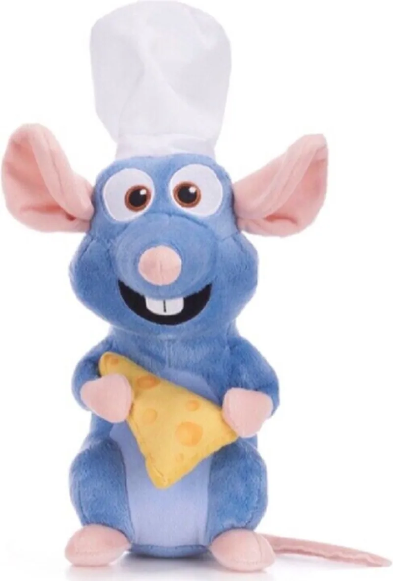 Ratatouille Disney Pluche Knuffel 32 cm by Disney in Remy met kaas – product photo