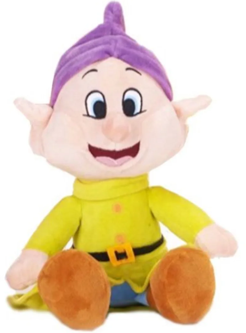 Sneeuwwitje en de Zeven Dwergen Pluche Knuffel 36 cm - Speelgoed Knuffels voor Kinderen Jongens Meisjes van Disney in Dopey – productfoto