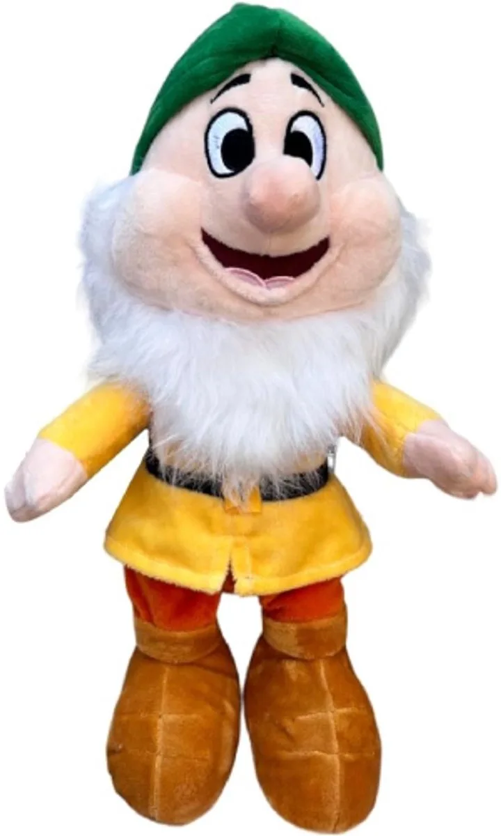 Sneeuwwitje en de Zeven Dwergen Pluche Knuffel 36 cm - Speelgoed Knuffels voor Kinderen Jongens Meisjes van Disney in Bloosje – productfoto