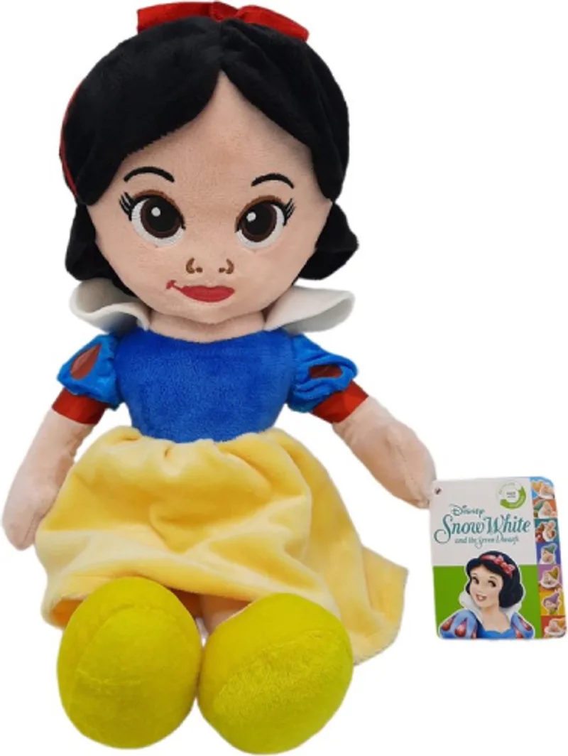 Sneeuwwitje - Sneeuwwitje en de Zeven Dwergen Pluche Knuffel 36 cm - Speelgoed Knuffels voor Kinderen Jongens Meisjes de Disney en Sneeuwwitje – photo produit