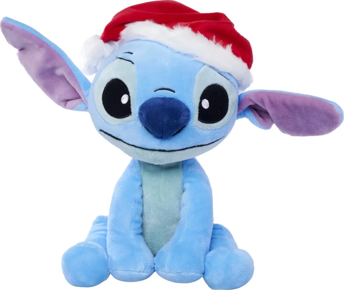 Stitch Kerst Disney Lilo & Stitch Pluche Knuffel 30 cm - Kerstmuts Kerstmis Cadeau - Speelgoed Knuffels voor Kinderen Jongens Meisjes - Feestdagen Plush - Kerstcadeau - Stitch, Leroy, Angel, Scrump, Lilo van Disney in Stitch – productfoto