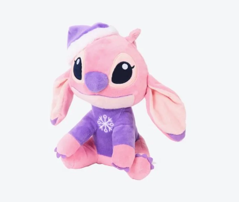 Stitch Kerstknuffel – Disney – Pluche 25 cm – Disney Feesteditie – Christmas by Disney in Purple – product photo