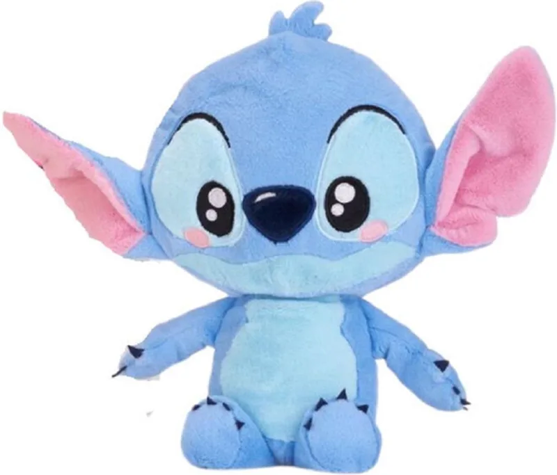 Stitch Super Soft Knuffel Disney Junior 30 cm Pluche Chibi Blauw - Speelgoed Pluche Lilo & Stitch - Stitch Angel Leroy Scrump Plush de Disney en Baby Stitch Super Soft – photo produit