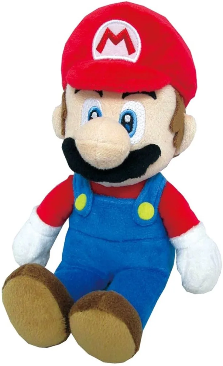 Super Mario Knuffel – Zachte en Iconische Gameheld (27cm) fra Disney i Blå – produktbillede
