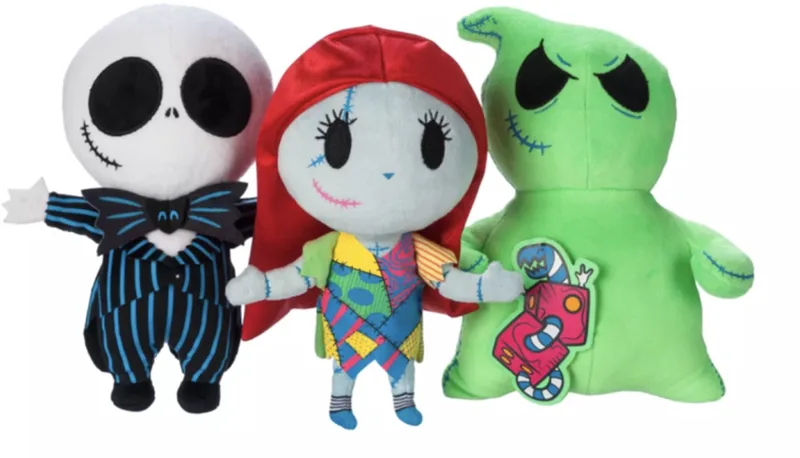Tim Burton's The Nightmare Before Christmas Knuffel Set by Disney in White – product photo