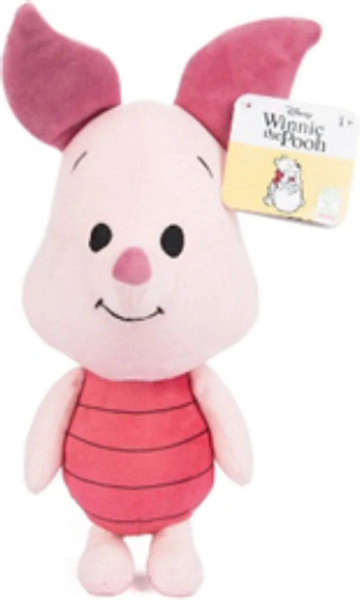Winnie de Poeh Disney Pluche Knuffel met Geluid 30 cm - Speelgoed Knuffels voor Kinderen Jongens Meisjes - Friends: Tijgetje - Iejoor/Eeyore - Piglet - Winnie the Pooh van Disney in Knorretje – productfoto
