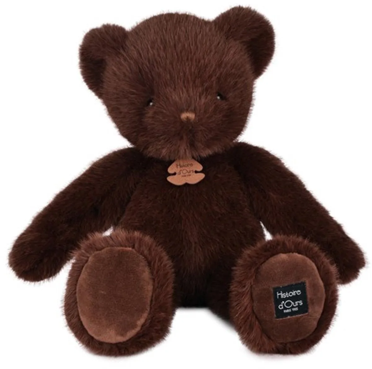 Pluche Beer Clementin Choco Cranberries (38cm) de Doudou et Compagnie en Donkerbruin – photo produit