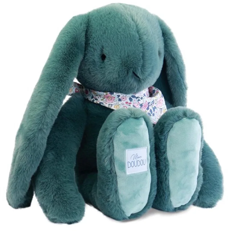 Pluche Konijn Fleurette Eucalyptus (50cm) från Doudou et Compagnie i Grön – produktbild