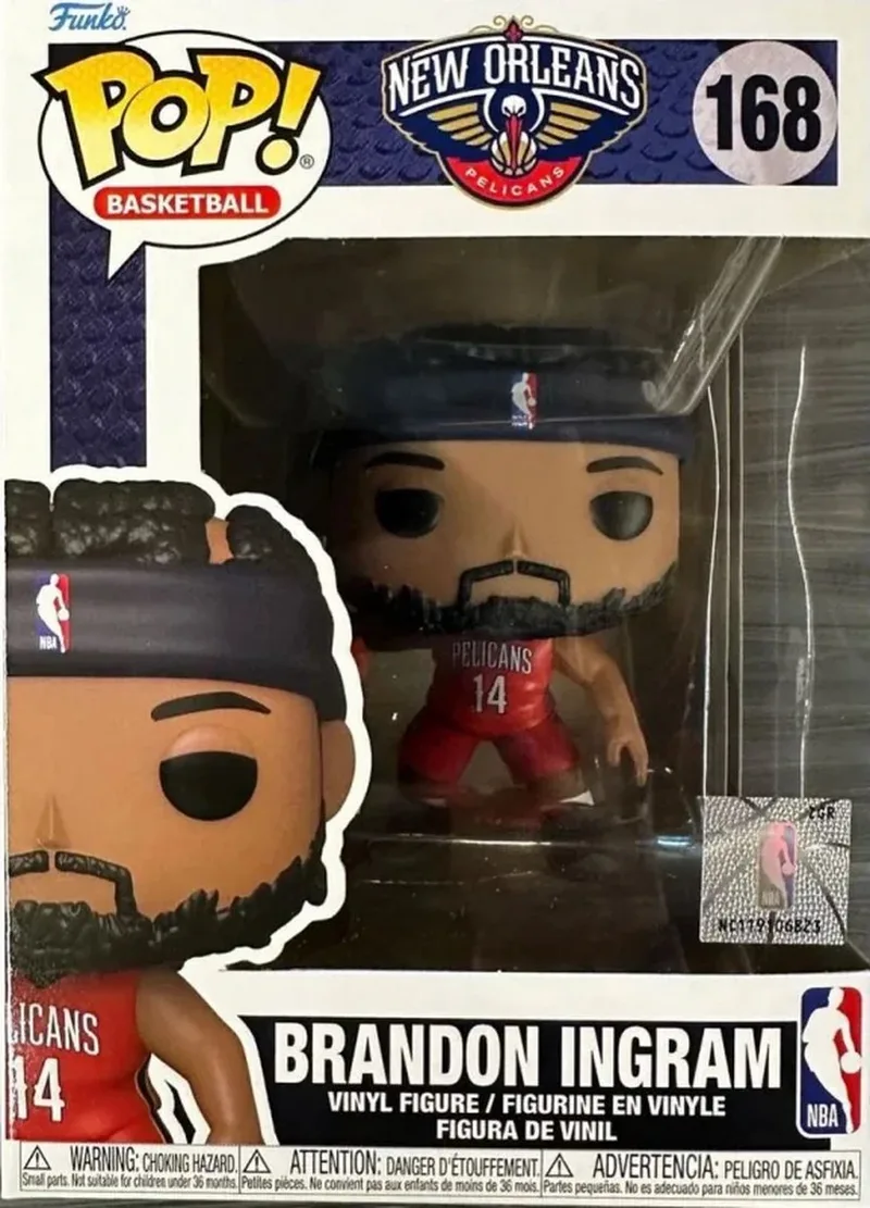 #168 basketbal PELICANS POP NBA - Brandon Ingram Pop van Funko in Meerkleurig – productfoto