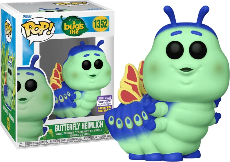 A Bug's Life - Butterfly Heimlich Pop! Vinyl Figure (2023 Summer Convention Exclusive) van Funko in Meerkleurig – productfoto