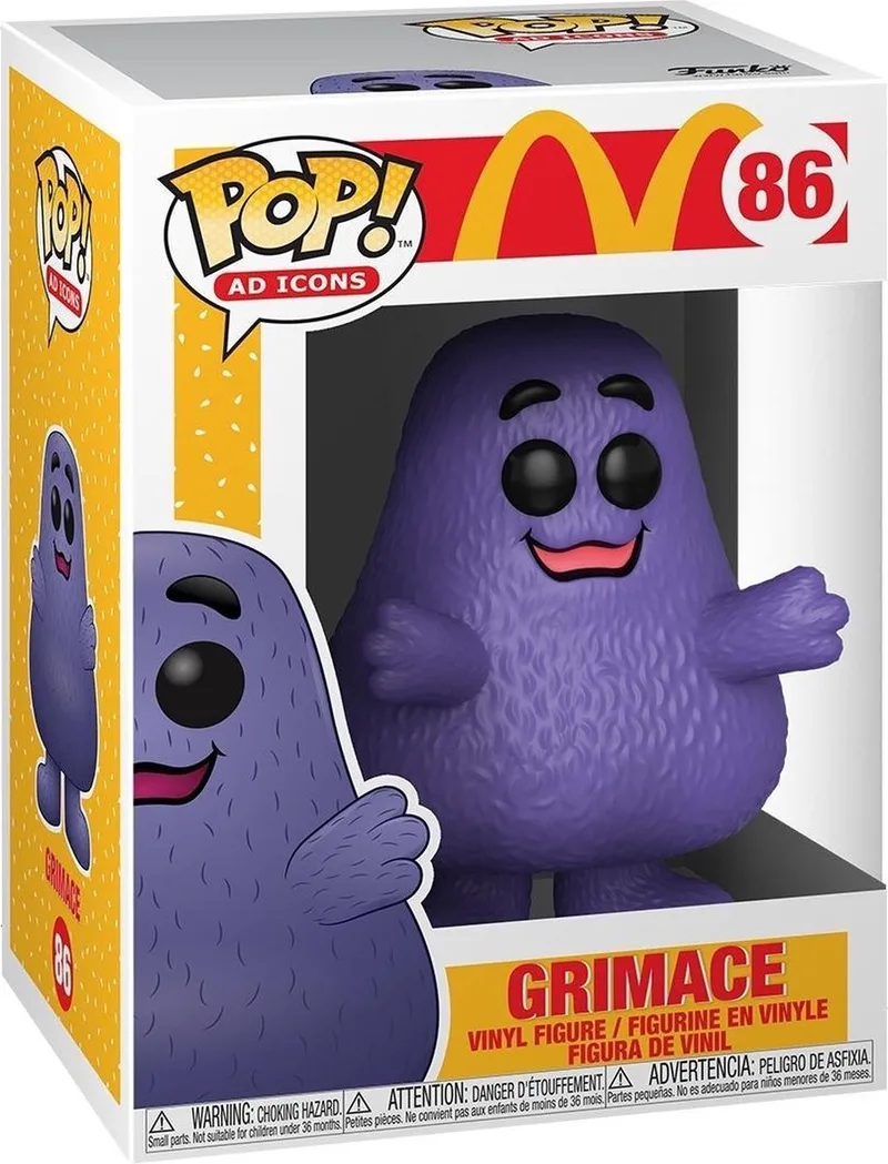 Ad Icons #86 - Grimace (McDonald’s) Pop! van Funko in Meerkleurig – productfoto