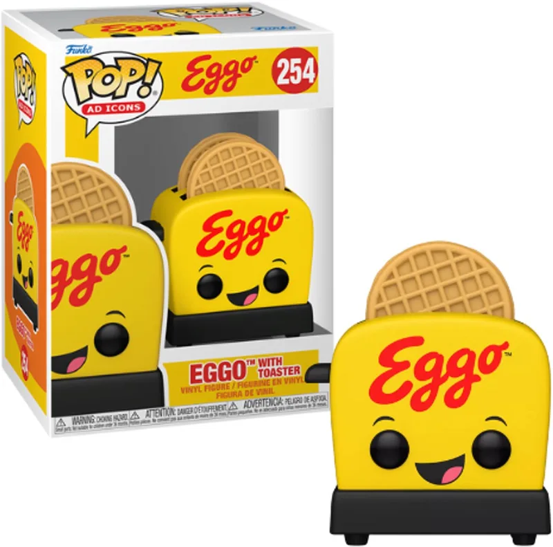 Ad Icons: Eggo - Eggo with Toaster #254 van Funko in Meerkleurig – productfoto