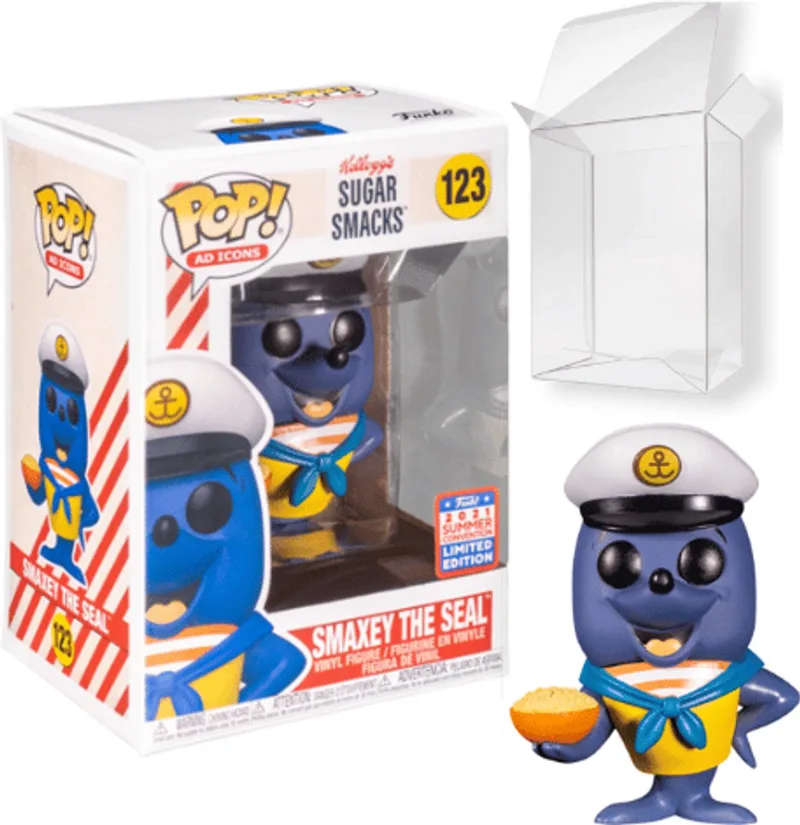 Ad Icons: Kellogg’s Sugar Snacks - Smaxey the Seal #123 2021 Summer Convention Exclusiv van Funko in Meerkleurig – productfoto