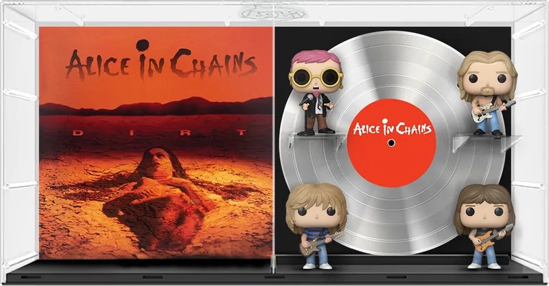 Alice In Chains Verzamelfiguur POP! Albums DLX 4-Pack Dirt 9 cm van Funko in Multicolours – productfoto