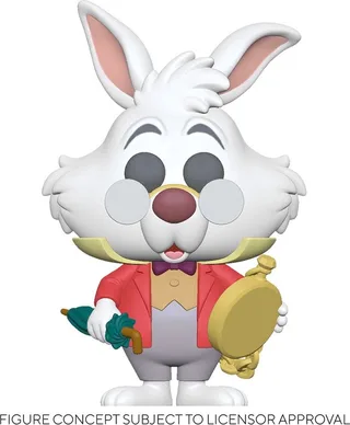 Alice In Wonderland - Disney POP! White Rabbit With Watch 9 cm Collectible Figure van Funko in Multicolours – productfoto 1 van 2