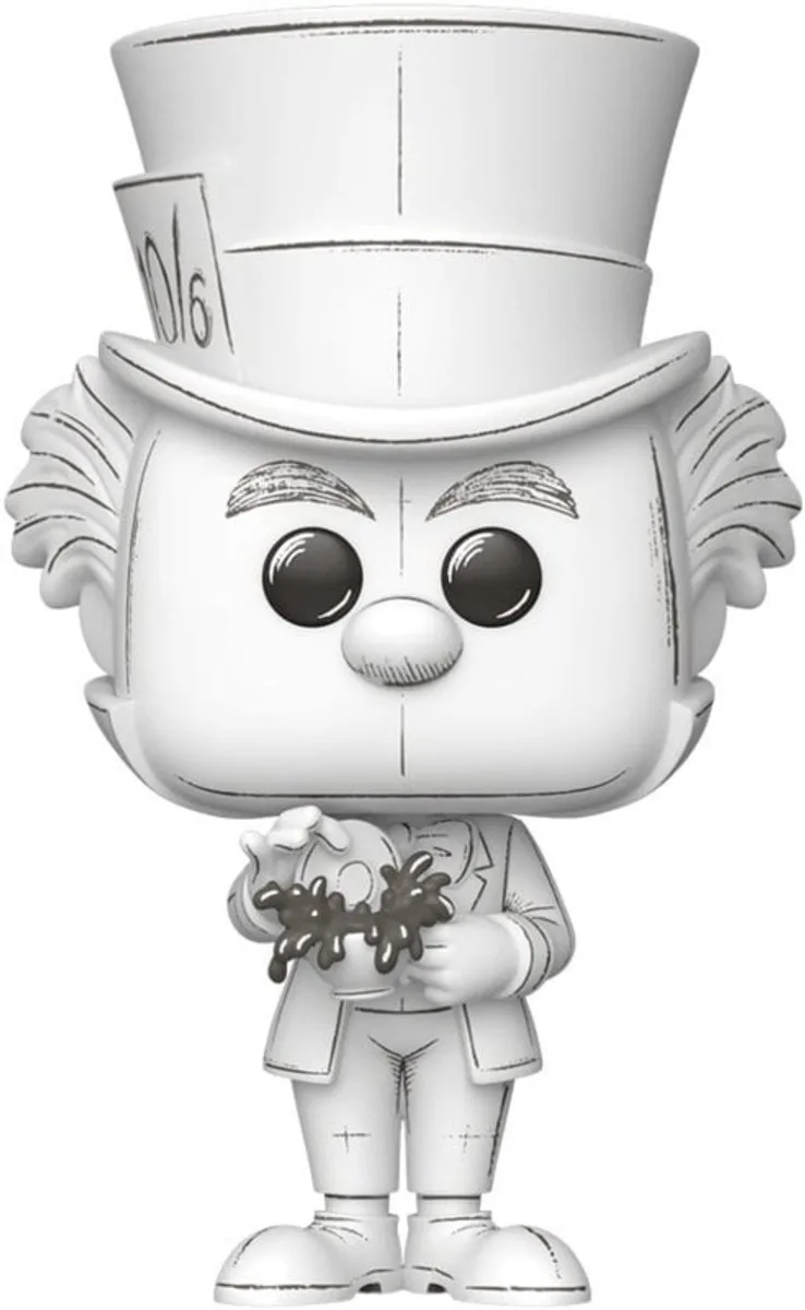 Alice in Wonderland POP! Disney Vinyl Figure Sketched- Mad Hatter *Exclusive Version* 9 cm POP! Figuur by Funko in Multicolour – product photo
