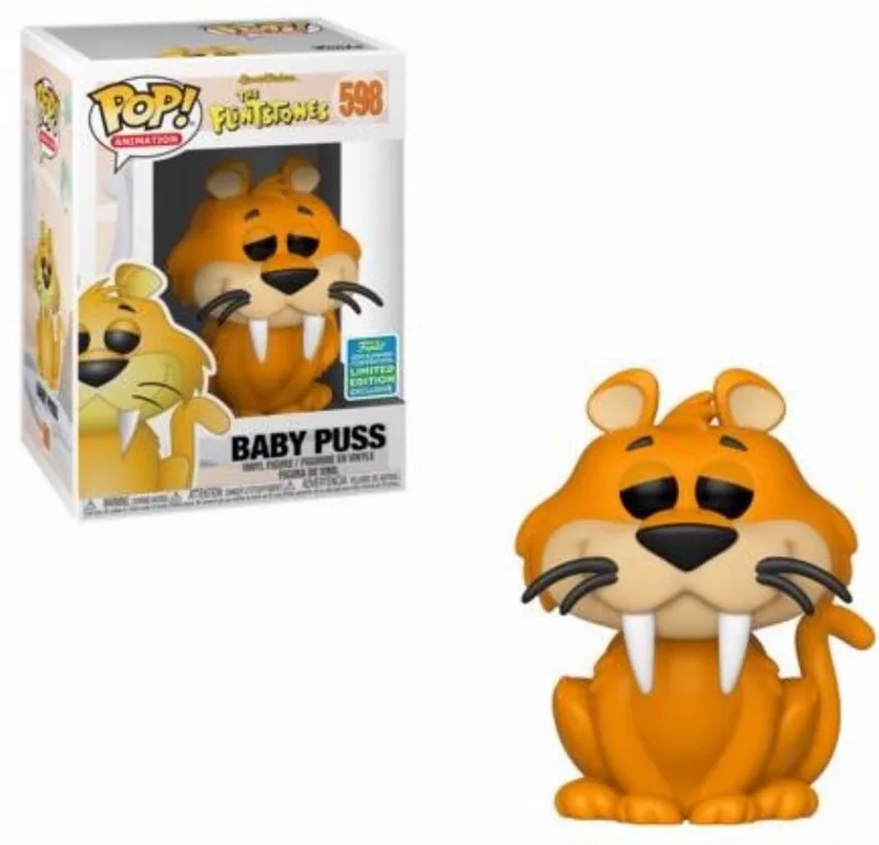 Animation #598 The Flintstones Baby Puss 2019 SDCC Summer Exclusive van Funko in Oranje – productfoto