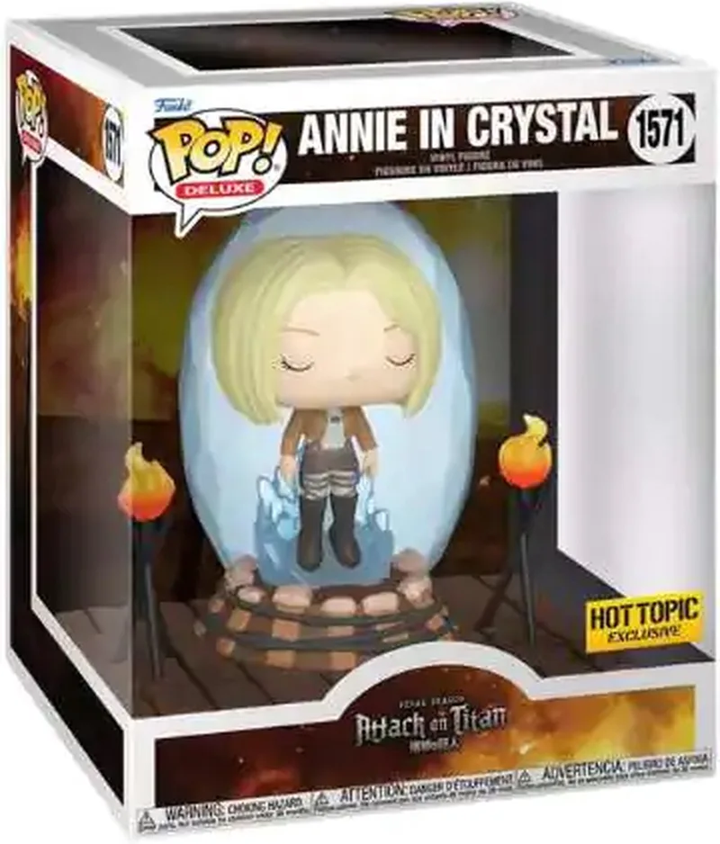 Animation: Attack on Titan - Annie in Crystal Deluxe Special Edition Exclusive van Funko in Meerkleurig – productfoto