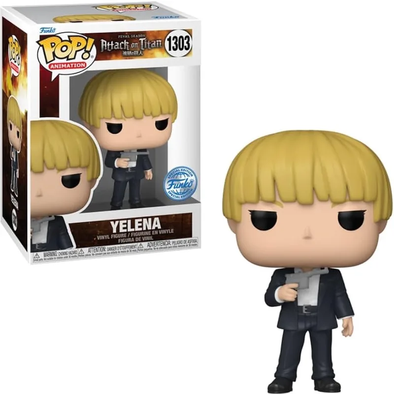Animation: Attack on Titan - Yelena #1303 Exclusive van Funko in Meerkleurig – productfoto