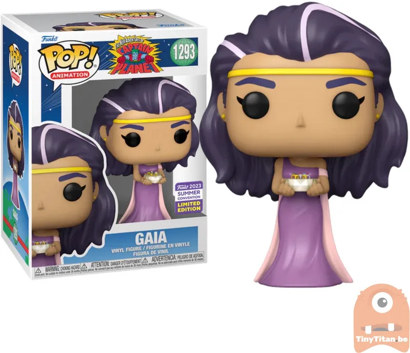 Animation: Captain planet - Gaia #1293 2023 Exclusive van Funko in Meerkleurig – productfoto
