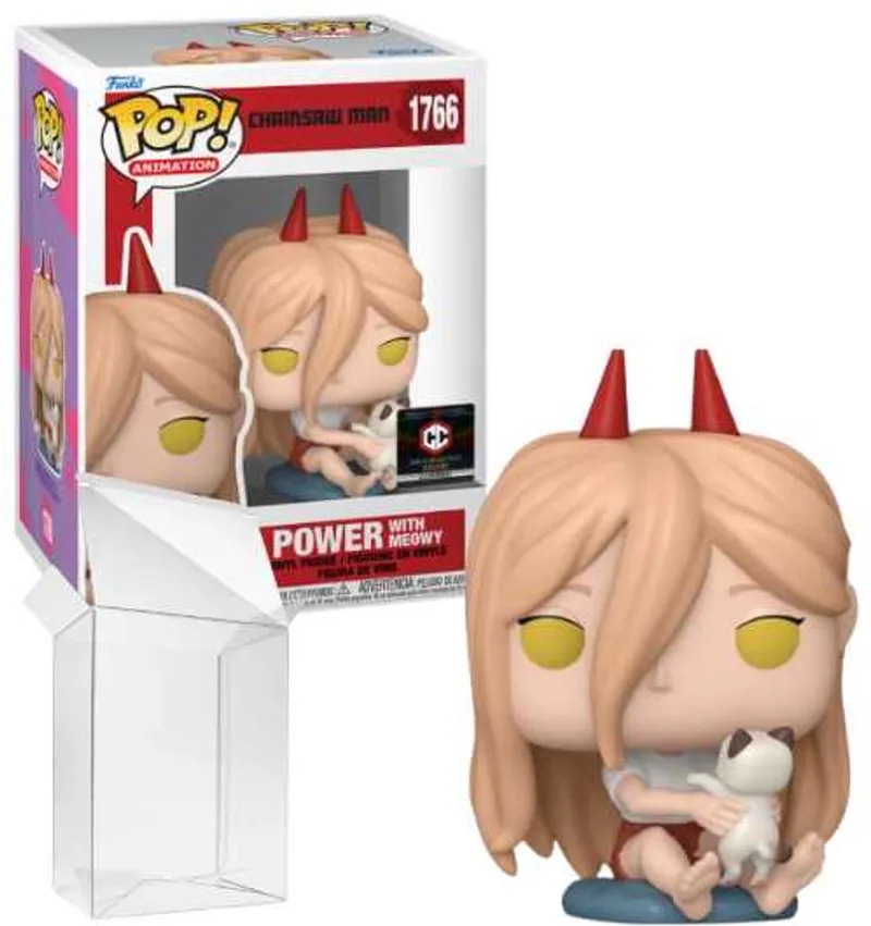Animation: Chainsaw Man - Power with Meowy #1766 Chalice Collectibles Exclusive van Funko in Meerkleurig – productfoto